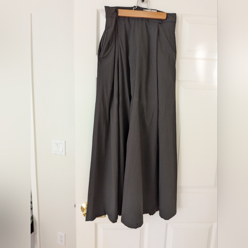 Elegant Black Maxi Skirt